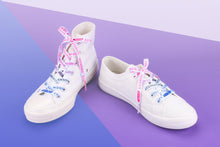 Load image into Gallery viewer, Genderfluid Pride Flag White Shoelaces-Pride Shoelaces-SLWH_GENF_45IN
