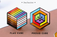 Load image into Gallery viewer, Inclusive Rainbow Flag - 1st Edition Pins [Set]-Pride Pin-INCL_ED1
