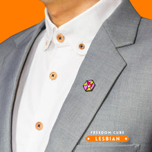 Load image into Gallery viewer, Lesbian Flag - 2nd Edition Pins [Set]-Pride Pin-LESB_ED2
