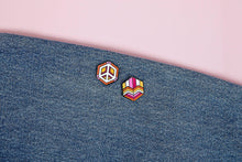 Load image into Gallery viewer, Lesbian Flag - Love Cube Pin-Pride Pin-PCHC_LESB
