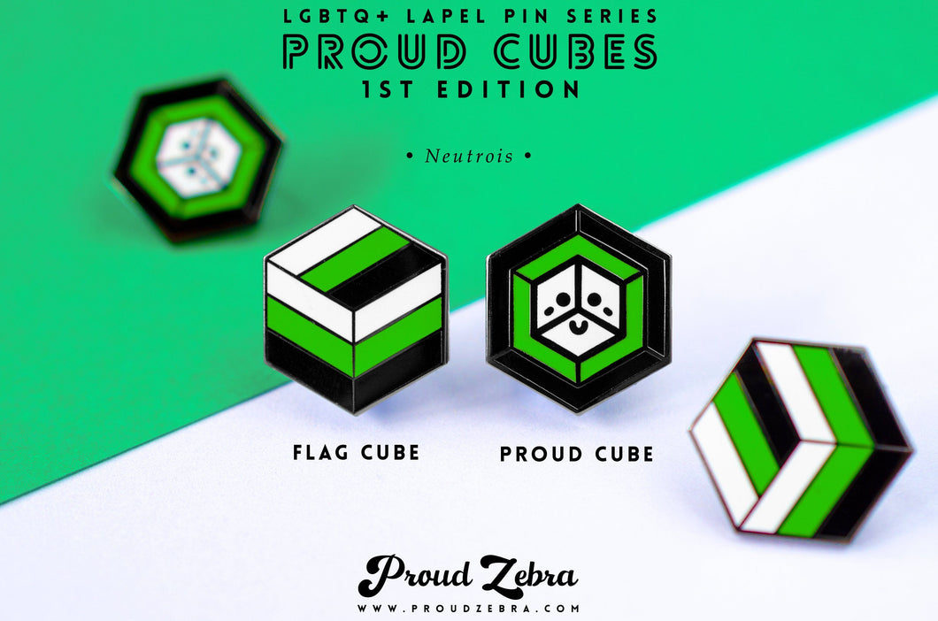Neutrois Flag - 1st Edition Pins [Set]-Pride Pin-NEUT_ED1