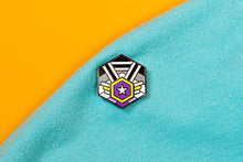 Load image into Gallery viewer, Non-Binary Asexual Pride - Flag Cube Pin-Pride Pin-PCFC_ENBY_ASEX
