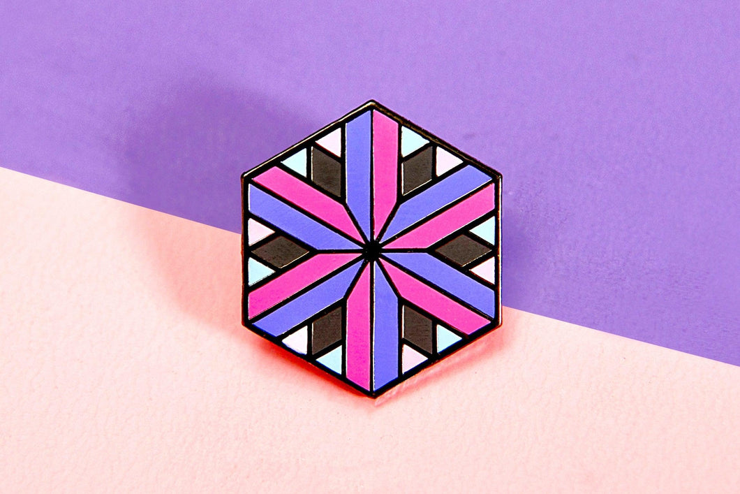Omnisexual Flag - Identity Cube Pin-Pride Pin-PCIC_OMNI