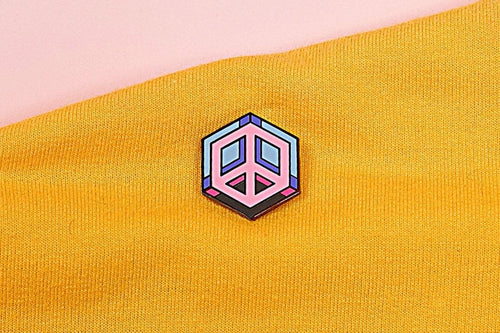 Omnisexual Flag - Peace Cube Pin