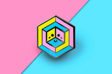 Load image into Gallery viewer, Pansexual Flag - Proud Cube Pin-Pride Pin-PCPC_PANS
