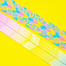 Load image into Gallery viewer, pansexual Pride Lanyards with reversible design by Proud Zebra in position 1
