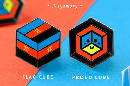 Polyamory Flag - 1st Edition Pins [Set]