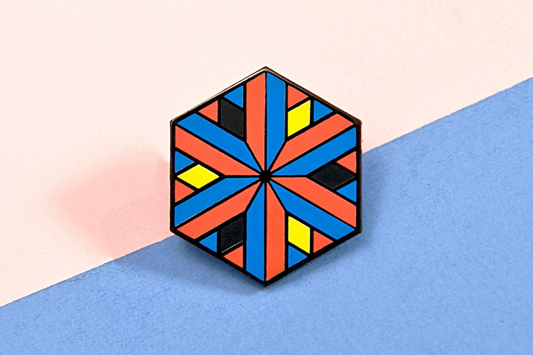 Polyamory Flag - Identity Cube Pin-Pride Pin-PCIC_POLA