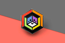 Load image into Gallery viewer, Rainbow Ally Flag - Proud Cube Pin-Pride Pin-PCPC_ALLY
