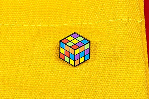 Rainbow Flag - Rubik's Cube Pin