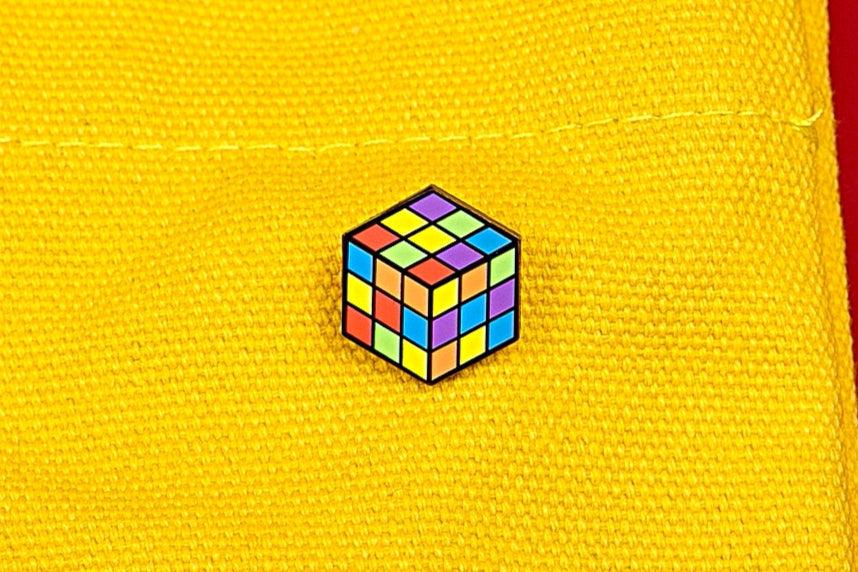 Rainbow Flag - Rubik's Cube Pin-Pride Pin-PCTC_RBOW