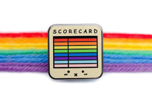 Load image into Gallery viewer, SG Rainbow Scorecard Lapel Pin-Pride Pin-PANSC01
