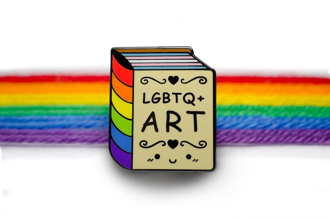 Support Queer Art Lapel Pin-Pride Pin-PANSQA01