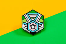 Load image into Gallery viewer, Trans Aromantic Pride - Flag Cube Pin-Pride Pin-PCMC_TRAN_AROM
