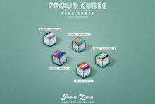 Load image into Gallery viewer, Trans Aromantic Pride - Love Cube Pin-Pride Pin-PCHC_TRAN_AROM
