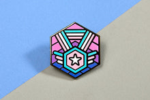 Load image into Gallery viewer, Trans Bisexual Pride - Love Cube Pin-Pride Pin-PCMC_TRAN_BISX
