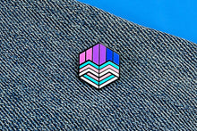 Load image into Gallery viewer, Trans Bisexual Pride - Medal Cube Pin-Pride Pin-PCMC_TRAN_BISX
