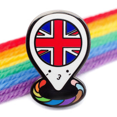 United Kingdom Location Lapel Pin
